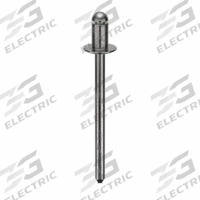 POP AVDEL Blind Rivet,1 23/81" L,0.122" dia,PK500: Inch, 1 9/32 in Overall Lg, 3/16 in Body Lg - Domed-Head Blind Rivets
