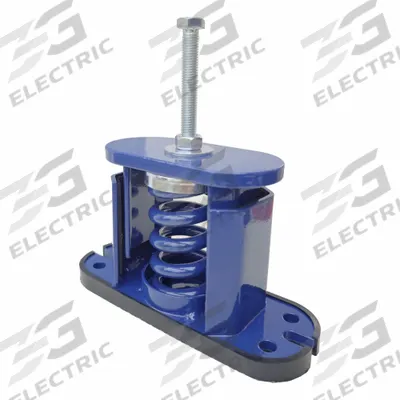 APPROVED VENDOR Floor-Mount Vibration Isolator: Spring, 1,000 lb Capacity, 5 1/8 in Ht - Spring-Style Floor-Mount Vibration Isolators