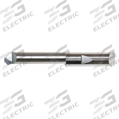 MICRO 100 Boring Bar: Top Rake Chipbreaker, 3/16 in Shank Dia., Bright (Uncoated) - Machining