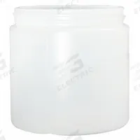 QORPAK Jar: HDPE, 6.1 fl oz, 93 mm Body Dia, 89-400 mm Screw Closure Size, 95 mm Ht, Non-Sterile (MPN PLA-03216). Key specifications — Brand: QORPAK; Clarity: Translucent; Closure Included: No; Pre-Cleaned: None.