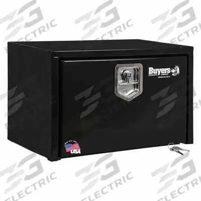 BUYERS PRODUCTS Underbody: Underbody Truck Box, Single Drop-Down Door Door, 15 in Overall Dp - Single Drop-Down Door Boxes
