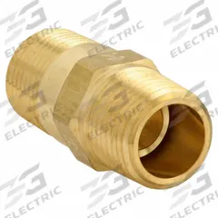 APPROVED VENDOR Piston Spring Check Valve: Piston, Inline Valve Body, 1/2 in Pipe Size, MNPT x MNPT (MPN CHK BRS 810-8M8M-F). Key specifications — Brand: APPROVED VENDOR.