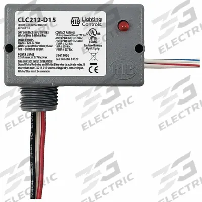 RIB Enclosed Pre-Wired Relay: 10 A Rating, SPST-NO - General Purpose Lighting Control Relays