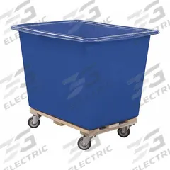 ROYAL BASKET TRUCKS Cube Truck: 14.2 cu ft, 600 lb, 40 in L x 30 in W x 34 in H, (4) Swivel, Blue (MPN G12-BLX-PTA-4UNN). Key specifications — Manufacturer Part Number: G12-BLX-PTA-4UNN; Brand: ROYAL BASKET TRUCKS; Caster/Wheel Configuration: (4) Swivel; Color: Blue.