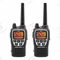 MIDLAND Handheld Two Way Radio: GXT Series, GMRS, Analog, 2.5 W, 50 Channels, Alphanumeric, 18 hr (MPN GXT3000VP4). Key specifications — FCC License Required: Yes.
