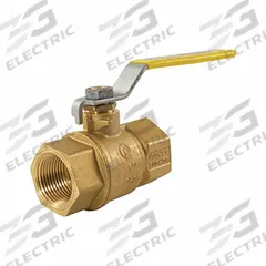 JOMAR VALVE Manual Two-Way Ball Valve: 4 in, Brass, Straight, Press x Press, Full Port Ball Port (MPN 100-711). Key specifications — Brand: JOMAR VALVE; Handle: Locking Lever.