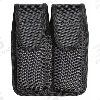 HEROS PRIDE Magazine Pouch: Black, Nylon, Ballistic, 6 in x 1 7/16 in - Duty Equipment Pouches