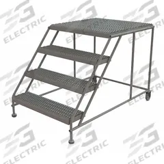 TRI-ARC Mobile Work Platform: 3.3 ft Platform Ht - Max, 36 in x 35 in, Steel, 800 lb Load Capacity (MPN WLWP043636). Key specifications — Mobility: Rolling; Brand: TRI-ARC; Color: Gray; Height Adjustability: Fixed Height; Includes Handrails: Handrails Not Included; Locking Mechanism: No Locking Mechanism; Handrails: No Handrails.