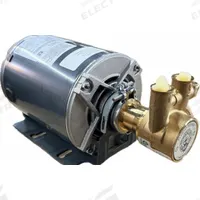 FLUID-O-TECH Rotary Vane Pump: Direct Drive, 1/3 hp, 115/230V AC, Brass Body, Carbon Graphite Vanes (MPN PA401X-50M). Key specifications — Brand: FLUID-O-TECH; Strainer: 75 Micron; Ports: 3/8" NPT.