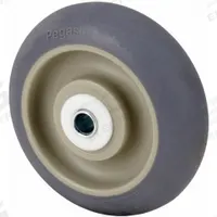 APPROVED VENDOR Caster Wheel: 4 in Wheel Dia., 1 1/4 in Wheel Wd, Rubber, 300 lb Load Rating, Gray (MPN P-RCP-040X013/038D). Key specifications — Wheel Core Material: Plastic; Wheel/Tread Color: Gray; Brand: APPROVED VENDOR.