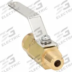 APPROVED VENDOR Manual Two-Way Ball Valve: 1/4 in, Brass, Straight, MNPT x FNPT, Full Port Ball Port (MPN 1WML7). Key specifications — Brand: APPROVED VENDOR; Handle: Lever.