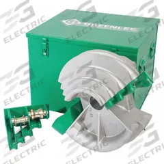 GREENLEE Conduit Bending Shoe: 1/2 in – 2 in IMC Conduit Size Range, Rigid Conduit, 34E696, 555 (MPN 28008). Key specifications — attr917574: 34E696; attr917575: 555CX; attr76497: GREENLEE.