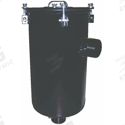 SOLBERG Inlet Vacuum Filter: 5 micron Rating, 99% Efficiency, 14 in Outside Dia - L-Style Vacuum Pump Inlet Filters
