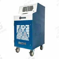 KWIKOOL Water-cooled cooling system: 600 sq ft – 700 sq ft, 13,800 BtuH, 115V AC, Cooling Only (MPN KWIB1811-3). Key specifications — Compatible Location: Indoor; Voltage: 115V AC; Includes Air Filter: Air Filter Included; Brand: KWIKOOL.