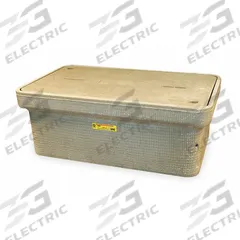 QUAZITE Underground Enclosure Assembly: 28 1/2 in x 15 1/2 in x 10 in Usable Int., Open Bottom (MPN PG1730Z80317). Key specifications — Brand: QUAZITE; Includes: Cover; Material: Monolithic Polymer Concrete; Cover Logo: Electric; Bottom Style: Open.