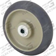 PEGASUS Caster Wheel: 5 in Wheel Dia., 1 1/4 in Wheel Wd, Rubber, 325 lb Load Rating, Plastic, Gray (MPN P-RCP-050X013/038D). Key specifications — Wheel Core Material: Plastic; Wheel/Tread Color: Gray; Brand: PEGASUS.