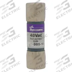 BUSSMANN Fuse: BBS Series, Midget, Fast-Acting, 800 mA, 600 V AC, 13/32 in x 1 3/8 in (MPN BBS-8/10). Key specifications — attr1287209: BBS; attr211192: BUSSMANN.