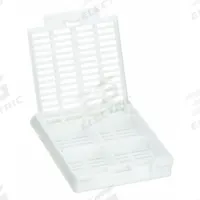 APPROVED VENDOR Embedding Cassette: White, Polyoxymethylene, 1.63 in Overall Lg, 1.11 in Overall Wd (MPN 21RK96). Key specifications — Color: White; Material: Polyoxymethylene; Brand: APPROVED VENDOR; Product Type: Embedding Cassette.