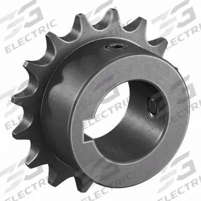 TRITAN Roller Chain Sprocket: 08B, For 1/2 in Chain Pitch, 30 mm Bore Dia, 16 Teeth - Size 08B Fixed-Bore Roller Chain Sprockets