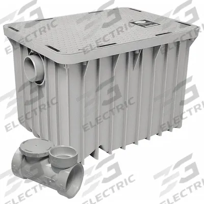 ENDURA Grease Interceptor: 40 lb Capacity, 20 gpm Flow Rate, 23 5/8 in Overall Wd - Grease Interceptors