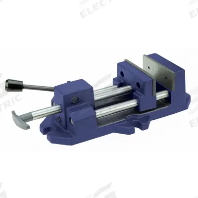 PALMGREN Machine Vise: 8 in Jaw Face Wd, 8 in Max Jaw Opening, 1 5/8 in Throat Dp - Quick-Release Drill Press Vises