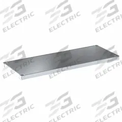 NEW AGE INDUSTRIAL Shelf: 48 in x 18 in, Solid Shelf, 400 lb Shelf Capacity, 18 ga, Unfinished (MPN 1848S). Key specifications — Color: Silver; Brand: NEW AGE INDUSTRIAL.