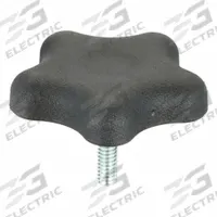 INNOVATIVE COMPONENTS Hand Knob: 5 Point, Plastic w/ Steel Thread, 1/4"-20 Thread, 1 in Thread Lg (MPN GN4C10005S4--21). Key specifications — Brand: INNOVATIVE COMPONENTS.