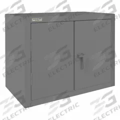 DURHAM MFG Storage Cabinet: 36 1/4 in x 20 1/4 in x 30 in, Swing Handle & Padlockeable, Frame, Gray (MPN HDC-203630-2S95). Key specifications — attr62713: Recessed; attr62698: Gray; attr62736: Welded; attr87895: Frame; attr62693: Assembled; attr62737: Stationary; attr62694: Adjustable; attr62695: Powder Coated.