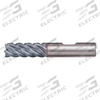 CLEVELAND Square End Mill: Carbide, 5 Flute, 7/16" Mill Dia, 1" LOC, 2-1/2" OAL (MPN C60438)