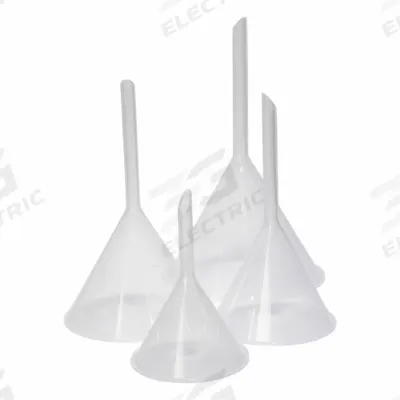 APPROVED VENDOR Lab Funnels: Polypropylene, 75 mL, 79 mm, 70 mm Stem Lg - General Purpose Lab Funnels