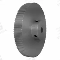 DAYTON Timing Pulley: Modified Curvilinear, Fixed, For GT Timing Belt Section, For 9 mm Belt Wd (MPN 90-3P09-6A4). Key specifications — Brand: DAYTON; Finish: Clear Anodized; For Belt Series: Powerhouse®.