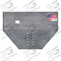 BUYERS PRODUCTS Hitch Plate: 34 1/2 in Overall Lg, 34 1/2 in Overall Wd, 23 1/2 in Ht, 3/4 in Thick (MPN 1809027A)