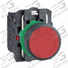 SCHNEIDER Flush Push Button Operator: Non-Illuminated, Flush Profile, Non-Metallic, 22 mm, 1NC (MPN XB5AA42). Key specifications — Brand: SCHNEIDER; Action: Momentary; Series: XB5; Push Button Material Type: Non-Metallic.