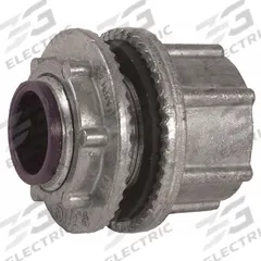 RACO Hubs (Myers) for RMC/IMC: 1 1/2 in Trade Size, 1 29/32 in Overall Lg, Zinc, Insulated (MPN 1706). Key specifications — Insulated: Yes; Thread Size: 1-1/2"; Thread Type: NPT; Brand: RACO.
