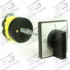 GIOVENZANA Switch: 42 A Current Rating, 600V AC (MPN A-102042G). Key specifications — Phase: Three; Features: Screw Clamp Connections; Manufacturer Part Number: A-102042G; Includes: 100mm Extension Shaft; Brand: GIOVENZANA; Mounting Style: Rear Panel.