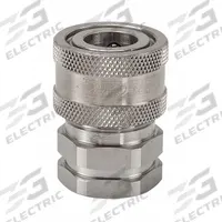 SNAP-TITE Hydraulic Quick Connect Hose Coupling: 1 1/2 in, 316 Stainless Steel, Nitrile, FNPT (MPN SVHC24-24F). Key specifications — Thread Size: 1-1/2"-11-1/2; Seal Material: Nitrile; Brand: SNAP-TITE.