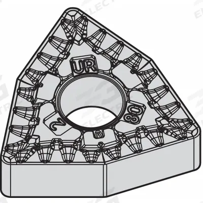 WIDIA Turning Insert: WNMG433UR - Trigon (W) Indexable Turning Inserts