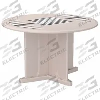 CORTECH Table: 29 in Overall Ht, 48 in Overall Dia, Game Top Included, Ballast Accepted, Stone Gray (MPN 66751SGGT). Key specifications — attr1032567: CORTECH; attr1032564: Ballast Accepted; attr1032573: Stone Gray; attr1032590: Polyethylene; attr1075036: Endurance.