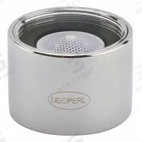 NEOPERL Outlet: 0.35 gpm Flow Rate, Spray Flow Outlet, Brass, Chrome Finish, Dual, 40 PK (MPN 5509206). Key specifications — Includes: Vandal Resistant Key; Material: Brass; Product Type: Outlet; Connection Size: 15/16"-27; Brand: NEOPERL.