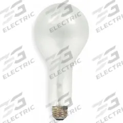 GE LAMPS Incandescent Bulb: Mogul Screw (E39), Incandescent, (PS) Pear Straight, PS35, 300 W Watt (MPN 300/IF). Key specifications — Bulb Shape: PS35; Voltage: 130V AC; Bulb Finish: Frosted; Color Temperature: 2800K; Brand: GE LAMPS.