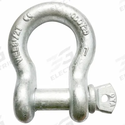 APPROVED VENDOR Anchor Shackle: Anchor Shackle, 17,000 lb Working Load Limit, Carbon Steel - Anchor Shackles for Lifting