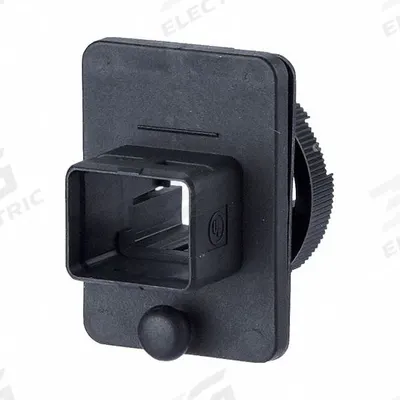 METZ CONNECT Bulkhead: Bulkhead, 1 Ports, Polyamides, IP65/IP6X/IPX7, 1 1/16 in x 1 1/2 in - Bulkhead-Mount Data & Network Connector Housings