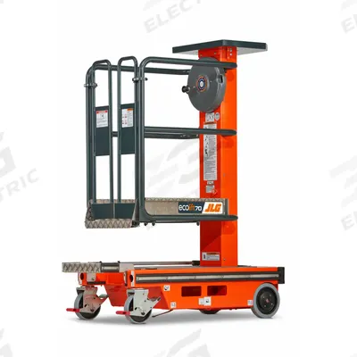 JLG Mobile Personnel Lift: Manual, Push-Around, 7.3 ft Elevated Platform Ht - Push-Around Vertical Lifts