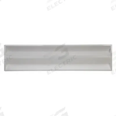 LUMINATION Recessed Troffer: 4 ft Lg, 1 ft Wd, 4,000 lm, 4000K, 35 W, 120 to 277V AC - 1 ft. x 4 ft. LED Center-Basket Troffers