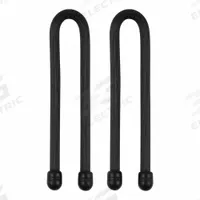 NITE IZE Gear Tie: Black, 6 in Lg, 2 PK (MPN GT6-2PK-01). Key specifications — Color: Black; Brand: NITE IZE; Pack: Small Pack.