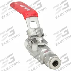 HAM-LET Manual Two-Way Ball Valve: 1/4 in, 316 Stainless Steel, Straight, Std Port Ball Port (MPN H-795-SS-NL-1/4 x 1/4-T-LD). Key specifications — Brand: HAM-LET; Handle: Locking Lever.