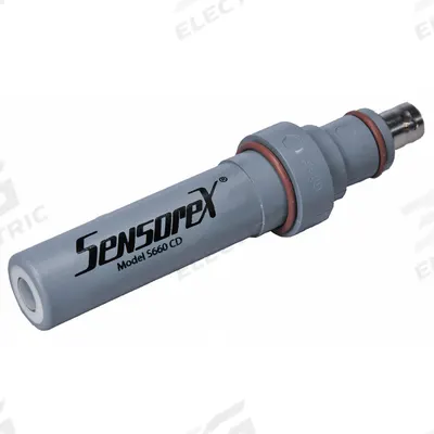 SENSOREX Electrode: S660CD, pH, 0 to 14 pH, Flat, BNR, Double - pH Laboratory Electrodes, Probes & Sensors
