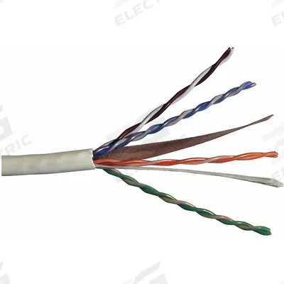 CAROL Category Cable: 1,000 ft Cable Lg, 24 AWG, Plenum, White, PVC, Std, CP6.30.02 - Category 6 Cable