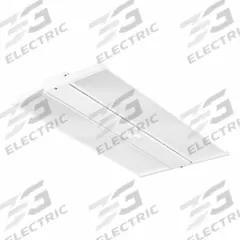 SYLVANIA Linear High Bay: 24 in Lg, 4000K/5000K, 39 ft – 49 ft Mounting Ht, Gen Distribution, 300 W (MPN LNHIBA5A/S300UNVD8SC14/12/WH). Key specifications — attr1260469: 120 to 277V AC; attr1260477: 750W to 1000W MH; attr1260467: SYLVANIA; attr1260503: 5000K.