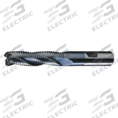 CLEVELAND Roughing End Mill: Cobalt, TiCN Coated, 6 Flute, Coarse Pitch, 2" Mill Dia, 4" LOC (MPN C31313)